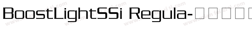 BoostLightSSi Regula字体转换